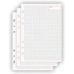 Ersatzeinlage A5 kariert BIND 2544 50BL Papier