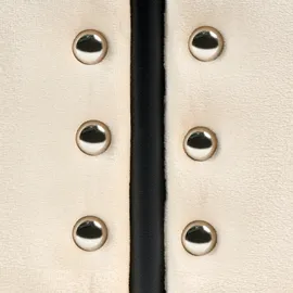 Beliani Breuillet 140 x 200 cm Schwarz/Beige
