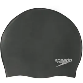 Speedo Plain Moulded Silicone Badekappe schwarz Einheitsgröße