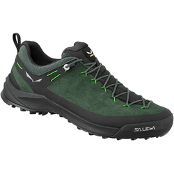 Salewa Wanderschuhe Wildfire Leather (Zustieg, Wildleder) grün Herren