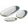 Loberon Servierplatte 3er Set Biarré, verschiedene Größen, handgetöpfert, mediterraner Charakter, Geschirr, Tischdekoration, Tischaccessoires, Steinzeug, grau