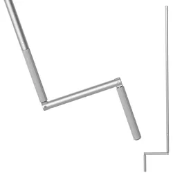 BAUHELD Rollladen Kurbelstange 100cm Grau