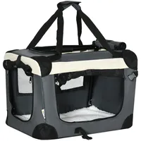 PawHut Hundebox faltbar Hundetasche Transporttasche mit Kissen 50,5 x