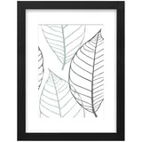 INTERTRADING Iceland Holzbilderrahmen schwarz 18x24 cm 1 St.