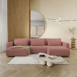 petits-meubles U-sofa 4-sitzig umbaubar Truhe Evy Rosa