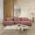 petits-meubles U-sofa 4-sitzig umbaubar Truhe Evy Rosa