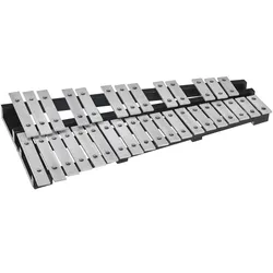 VEVOR Glockenspiel-Xylophon mit 32 Tönen, Glockenset mit Schlägeln, Trommelstöcken und Tasche