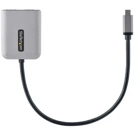 Startech USB Typ-C Multi-Monitor MST Hub, Dual 4K 60Hz HDMI Laptop Display Extender / Splitter, HDR, extra langes integriertes Kabel, nur Windows (MST14CD122HD)