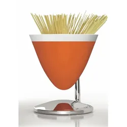 BUGATTI – Uma Orange Waage – einfarbige Oberfläche, maximale Kapazität 3 kg