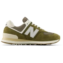 New Balance 574 Herren Calcium / Dark Silver Metallic 40