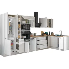 P & B Winkelküche Turin L-Form 370 cm weiß