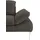 W.Schillig Couch Leder 2-Sitzer Grau