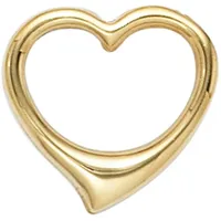 Herzanhänger JOBO "Anhänger Schwingherz", gelb (gelbgold 585), Schmuckanhänger, Damen, Gelbgold 585, 585 Gold