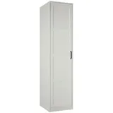 Drehtürenschrank aus Kiefer teilmassiv in Weiß