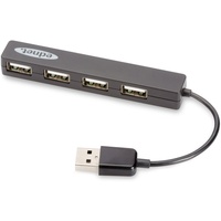 Ednet 85040 4 Port USB 2.0 Hub 4-Port, Plug