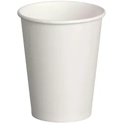 VEPATIM 400 Kaffeebecher 'Coffee To Go' Pappbecher 100% plastikfrei weiß 200ml ,.