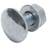 PROTEKTOR Flachkopfschraube 100x M8 x 20mm SW13 Stahl Silber