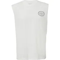 s.Oliver Jersey-Tanktop im Relaxed Fit mit Print - weiß - XL