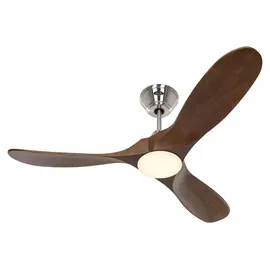 CasaFan Eco Genuino 152 BN-NB Deckenventilator nussbaum/chrom