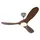 CasaFan Eco Genuino 152 BN-NB Deckenventilator nussbaum/chrom
