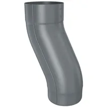 Zambelli Sockelknie Verzinkt Etagenbogen Einteilig Gefalzt DN 100 mm Anthrazit