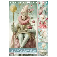 Calvendo Tarot Wunderwelten. Surrealistische und magische Tarot-Kunst (Wandkalender 2026
