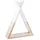 Atmosphera Créateur d'intérieur Kinderregal Tipi 30 x 10 x 39 cm Holz rosa-weiß