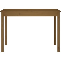 Möbel Esstisch Honigbraun 110x55x75 cm Massivholz Kiefer - 814252
