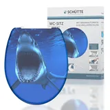 Schütte WC-Sitz Shark mit Absenkautomatik Schnellverschluss