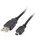 LANBERG Mini-USB-auf-USB-2.0-Kabel (Stecker/Stecker) mit Ferrit, 1,8 m, Schwarz