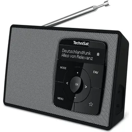 TechniSat DIGITRADIO 2 Tischradio DAB+, UKW DAB+, UKW, Bluetooth Weckfunktion Schwarz/Silber