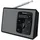 TechniSat DIGITRADIO 2 Tischradio DAB+, UKW DAB+, UKW, Bluetooth Weckfunktion Schwarz/Silber