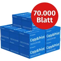 Easyprint Druckerpapier Kopierpapier 70000 Blatt (140 x 500) DIN