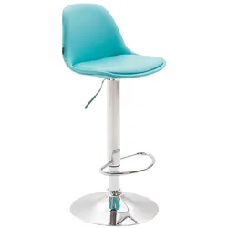 CLP Barhocker Kiel Kunstleder chrom/blau