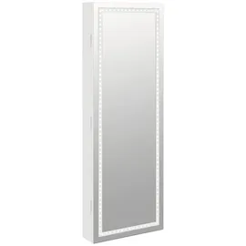 vidaXL Schmuckschrank mit LED-Beleuchtung