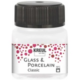 Kreul Glass - Porcelain Classic 20ml, metallic-perlmutt-weiß 16238