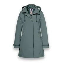 District Übergangsjacke Poppy (Parka, mit Kapuze, wasserabweisend) grün Damen