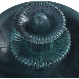 vidaXL Springbrunnen Vogelbad Grün 50×91 cm