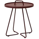 Cane-Line On-the-move Beistelltisch Ø 44 x 54 cm bordeaux