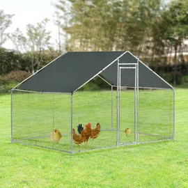 pro.tec Freilaufgehege Wels mit Sonnendach 3x2x2 m