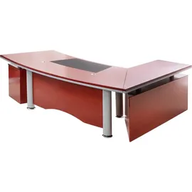 Jet-Line Büroschreibtisch Berlin Kirsch