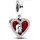 Pandora Rotes Herz Silber 793119C01