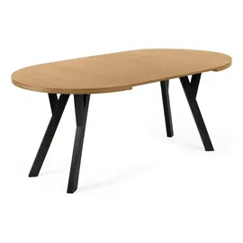 Konsimo Esstisch Ø 100 cm braun