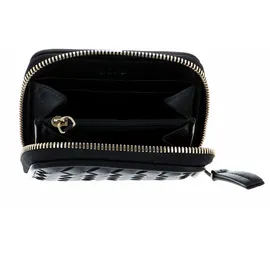 ABRO Piuma Geldbörse Damen schwarz/gold