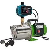 chm JET Gartenpumpe mit Druckschalter einstellbar 1300 Watt 5,4 Bar Wasserpumpe 5400 L/h Trockenlaufschutz