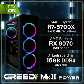 Greed MK2 Power Intel Core i7-12700F Nvidia Geforce RTX 5060Ti