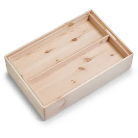 Zeller Tabletteinsatz f. 13144, Kiefer, Circa 55 x 37 x 5 cm,