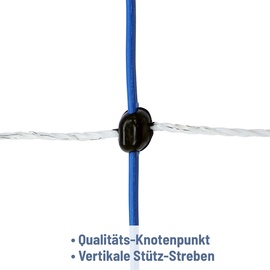 AKO TitanNet PremiumPlus, 50 m blau/weiß, 108