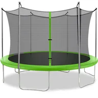 Trampolin Gartentrampolin 305 cm Set für Kinder Tragkraft 150kg mit Sprungmatte gepolsterten Netzstangen und Randabdeckung Kinder Garten mit Sicherheitsnetz, Outdoor