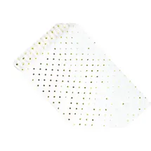 OEM Tischläufer Organza 36 cm x 9 m Weiß/Gold